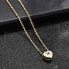304 Stainless Steel Pendant Necklaces NJEW-O108-14G-4