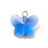 Faceted Transparent Glass Charms PALLOY-JF01965-2