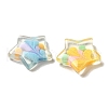 Transparent Resin Decoden Cabochons RESI-D008-05C-2