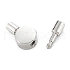 Tarnish Resistant 304 Stainless Steel Bayonet Clasps STAS-P285-03P-3