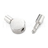 304 Stainless Steel Bayonet Clasps STAS-P285-03P-3