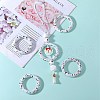 5Pcs Ring Food Grade Eco-Friendly Silicone Focal Beads JX894L-7