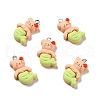 Opaque Resin Pendants RESI-G043-E01-1