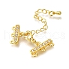 Rack Plating Brass Lobster Claw Clasps KK-F883-18KCG-2
