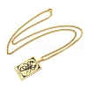 304 Stainless Steel Tarot Pendant Necklaces NJEW-A026-01G-08-3