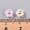 Frosted Transparent Acrylic Beads X-OACR-N137-72B-4