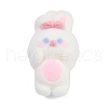 Flocky Resin Pendants RESI-S017-05B-1