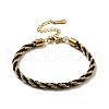Twisted Nylon Cord Bracelets for Women BJEW-V007-01G-04-2