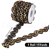 15 Yards Sparkle Polyester Lace Ribbon OCOR-WH0003-033B-2
