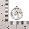 Non-Tarnish 201 Stainless Steel Pendants STAS-U016-07P-3
