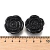 Synthetic Blue Goldstone Carved Beads G-S390-02-3