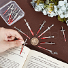 Unicraftale 16Pcs 8 Styles Halloween Alloy Enamel Pendants FIND-UN0003-02-4
