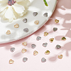 40Pcs 2 Colors 201 Stainless Steel Charms STAS-LP0001-36-3