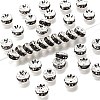 Brass Grade A Rhinestone Spacer Beads RB-A014-Z8mm-12S-1