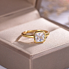 925 Sterling Silver Pave Cubic Zirconia Finger Rings for Women PC3242-1-1