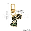Alloy Enamel Pendant Decorations HJEW-YW00014-01-3
