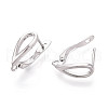 Brass Hoop Earring Findings KK-N267-27P-3