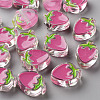 Transparent Enamel Acrylic Beads TACR-S155-003I-1