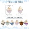  12Pcs 6 Styles Natural Gemstone Charms G-NB0003-74-3