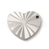 304 Stainless Steel Pendants STAS-M312-05P-2