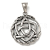 316 Surgical Stainless Steel Pendants STAS-Z073-86AS-1