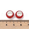 Alloy Rhinestone Clay Pave Beads ALRI-D300-03S-04-3