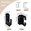 Acrylic Wall Mounted Sword Display Stands ODIS-WH0043-81A-2