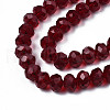 Glass Beads Strands EGLA-A034-T1mm-D32-4