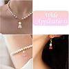 100Pcs 10 Colors Acrylic Pendants PALLOY-CJ00058-7