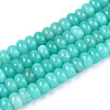 Dyed Natural White Jade Beads Strands G-T139-59A-10-4