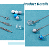 3Pcs 3 Styles 304 Stainless Steel Macrame Pouch Cable Chain Necklace Making NJEW-FH00004-4