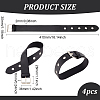 Imitation Leather Shirt Sleeve Belt Holders AJEW-WH0518-58-2