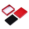 Rhombus Textured Cardboard Jewelry Boxes CBOX-T006-01J-4