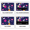 Rectangle PVC Plastic Waterproof Card Stickers DIY-WH0432-103-4
