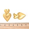 304 Stainless Steel Stud Earrings for Women EJEW-U047-09G-5