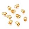 Brass Bead Tips KK-D374-01G-1