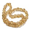 Handmade Gold Sand Lampwork Beads Strands LAMP-L079-04D-2