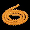 Transparent Glass Beads Strands X-EGLA-A034-T6mm-MD05-4
