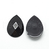 Acrylic Rhinestone Flat Back Cabochons X-GACR-Q010-10x14-14-2