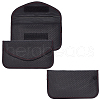 Carbon Fiber Key Car Wallets Car Bag Key Purse Pouch AJEW-WH0029-36-1