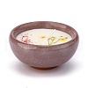 Mother's Day SaddleBrown Porcelain Candles DIY-P009-D12-3