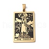 201 Stainless Steel Pendant STAS-B033-01G-16-1