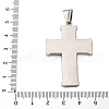304 Stainless Steel Pendants STAS-C129-03A-P-3