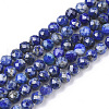 Natural Lapis Lazuli Beads Strands G-G682-40-4mm-1