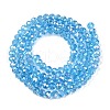 Electroplate Glass Beads Strands EGLA-A044-T3mm-B08-3