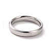 201 Stainless Steel Plain Band Ring for Women RJEW-I089-47P-2