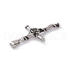 304 Stainless Steel Pendants STAS-G285-08AS-3