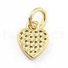 Rack Plating Brass Enamel Charms KK-G387-07G-08-2
