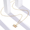 925 Sterling Silver Colorful Cubic Zirconia Constellation Pendant Cable Chain Necklaces for Women STER-R009-01G-11-2