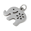 Non-Tarnish 304 Stainless Steel Pendants STAS-L279-028P-2